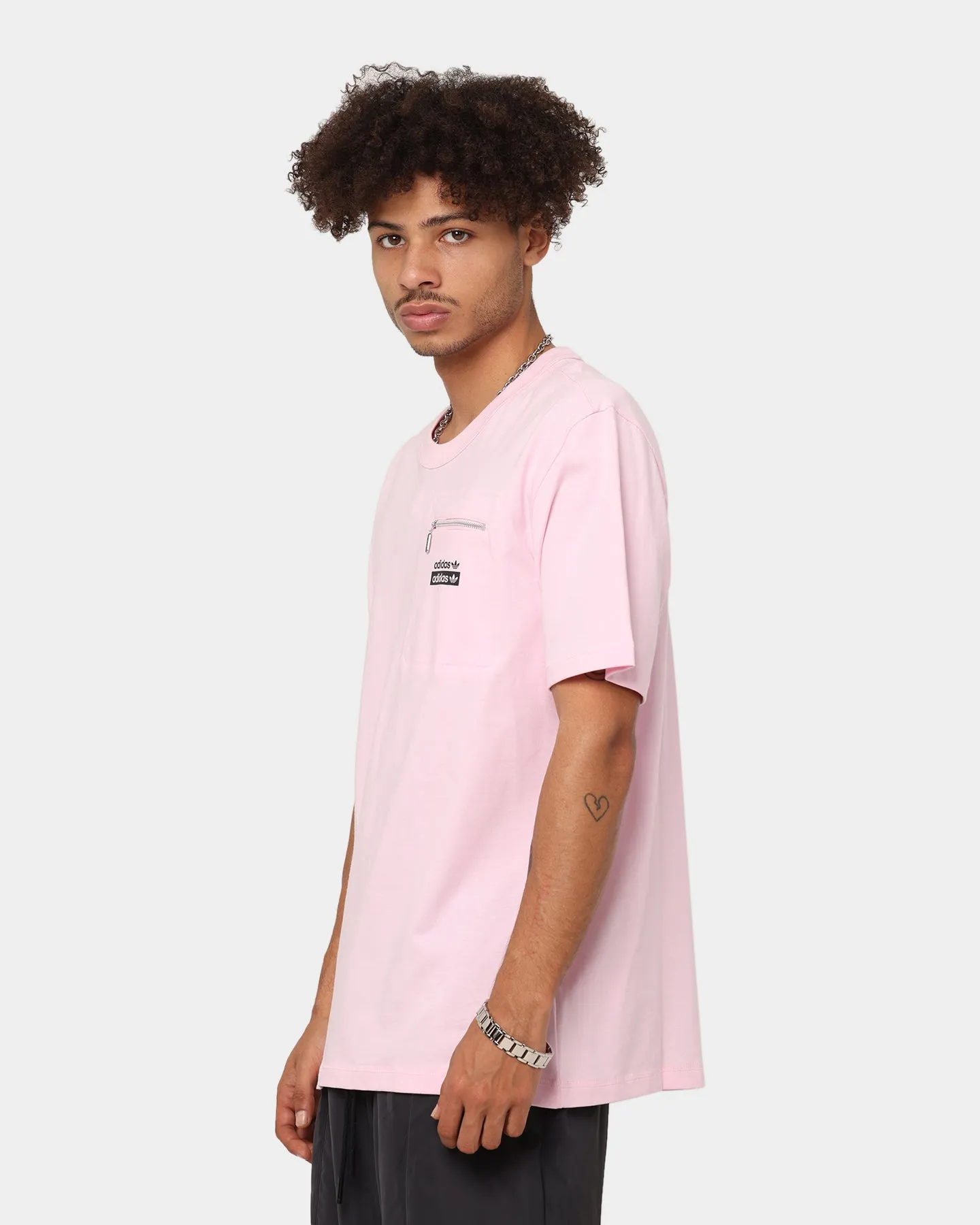 Adidas R.Y.V Loose Fit T-Shirt Clear Pink