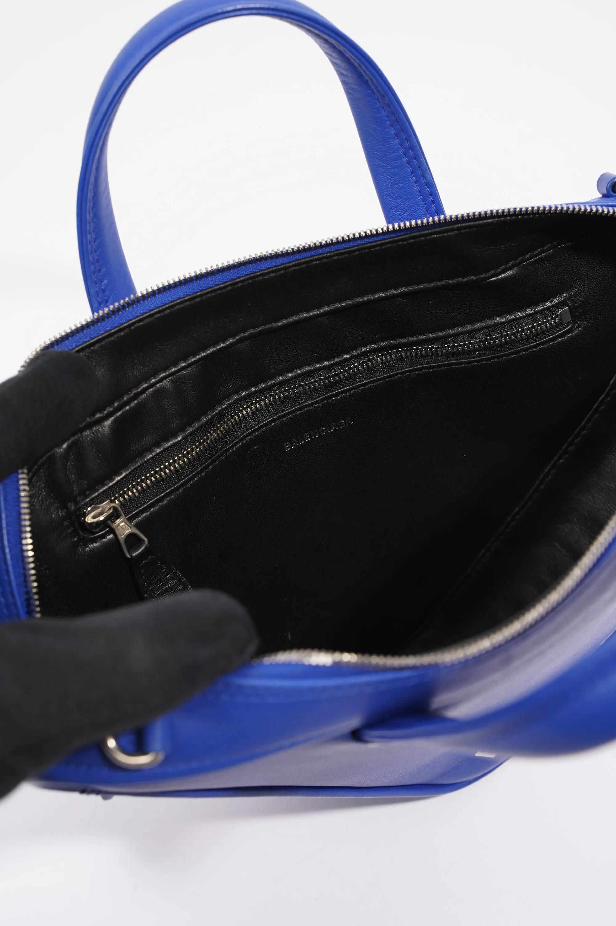 Balenciaga Womens Triangle Duffle S Bag Cobalt Blue