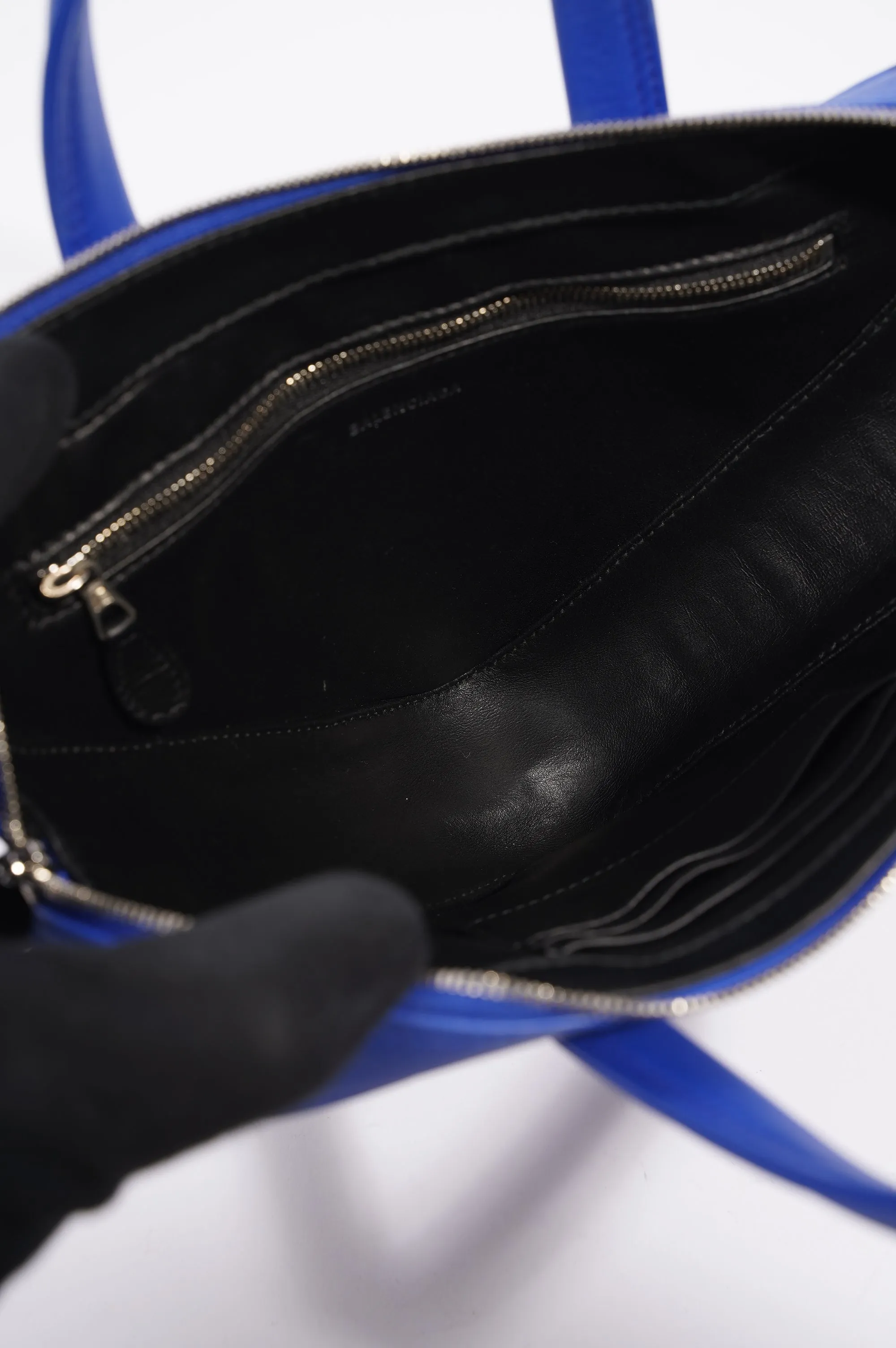Balenciaga Womens Triangle Duffle S Bag Cobalt Blue