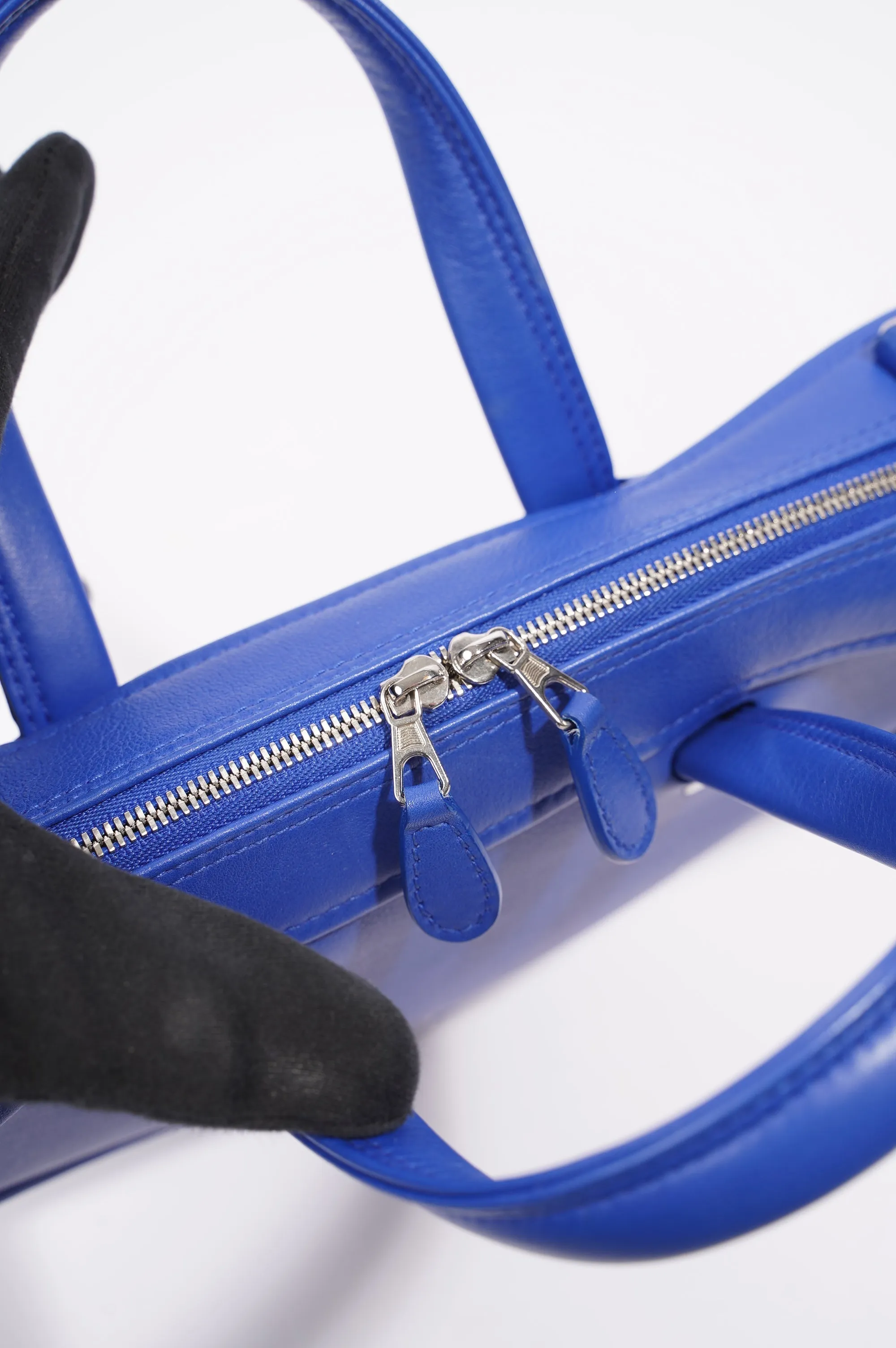 Balenciaga Womens Triangle Duffle S Bag Cobalt Blue