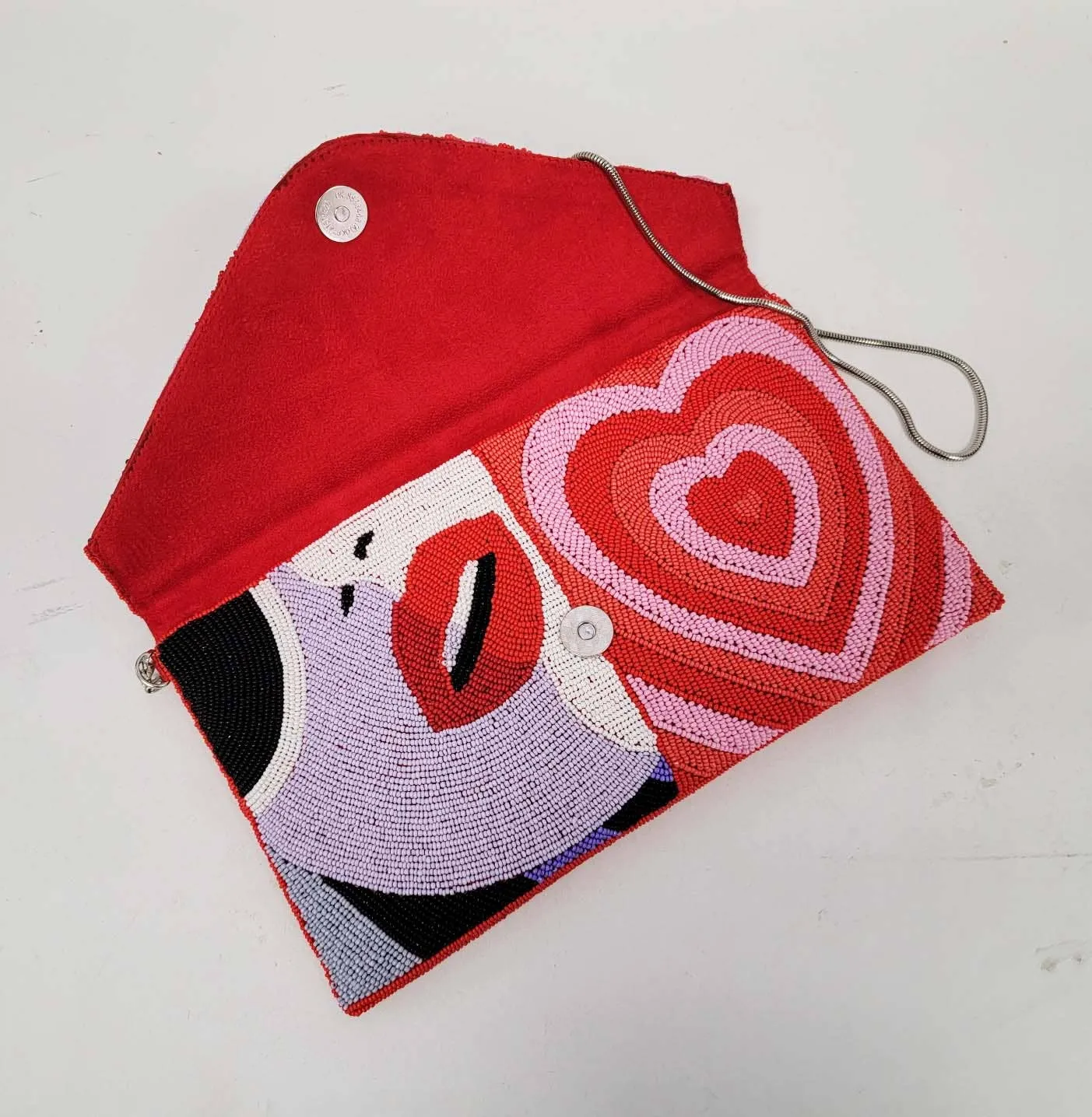 BEADED CLUTCH KISSMISS