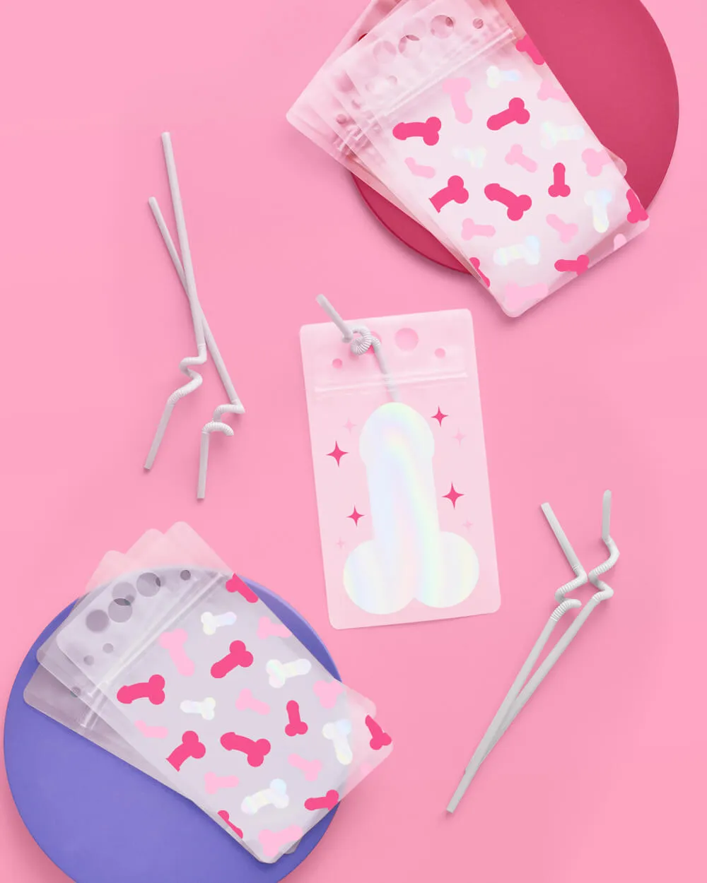 Bling Ring Pen*s Pack - sippers   straws