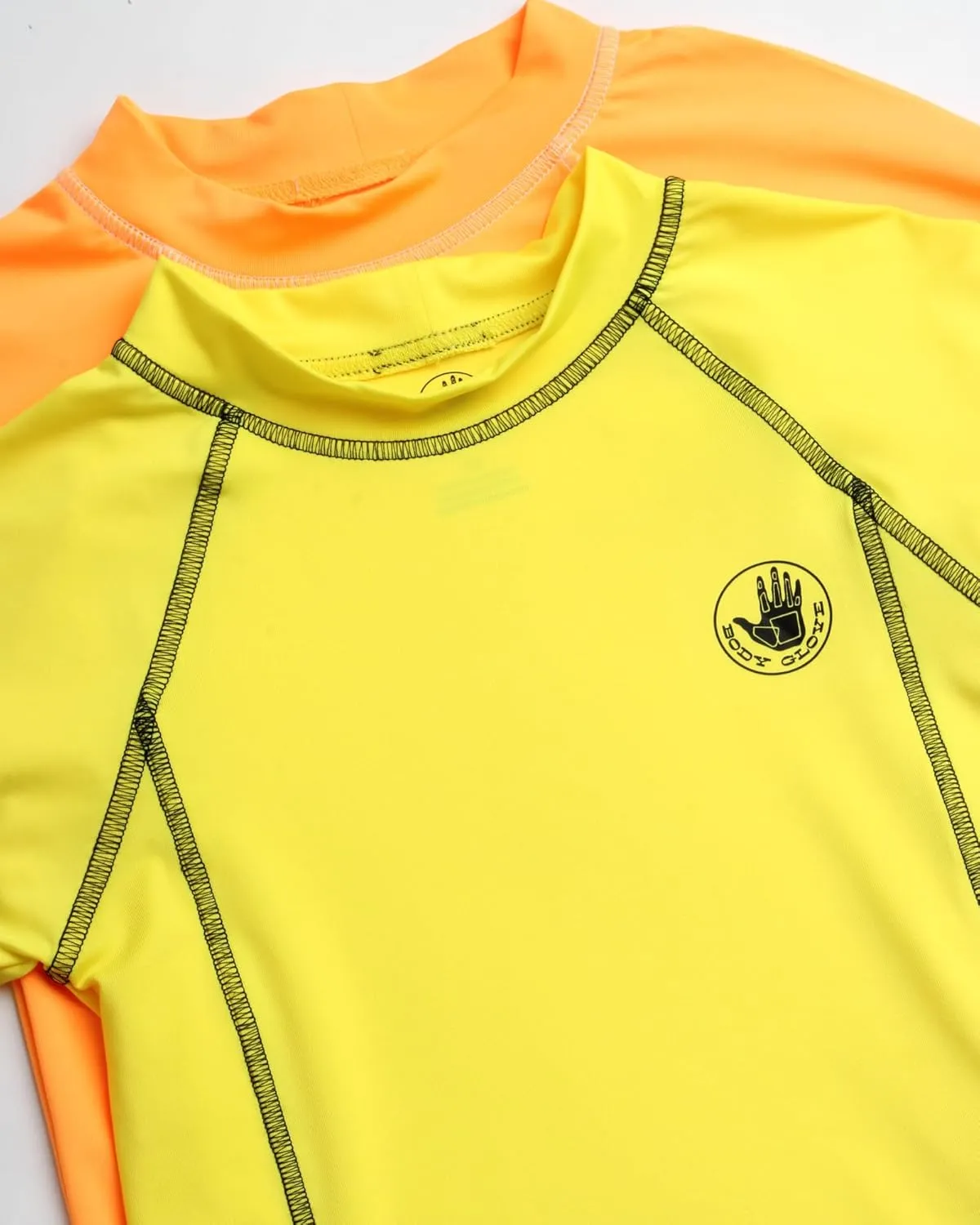 Body Glove Boys Swim Shirt - 2 Pack UPF 50  Sun Protection Quicky Dry Long Sleeve Rash Guard for Boys Kids Swimwear (2T-14)
