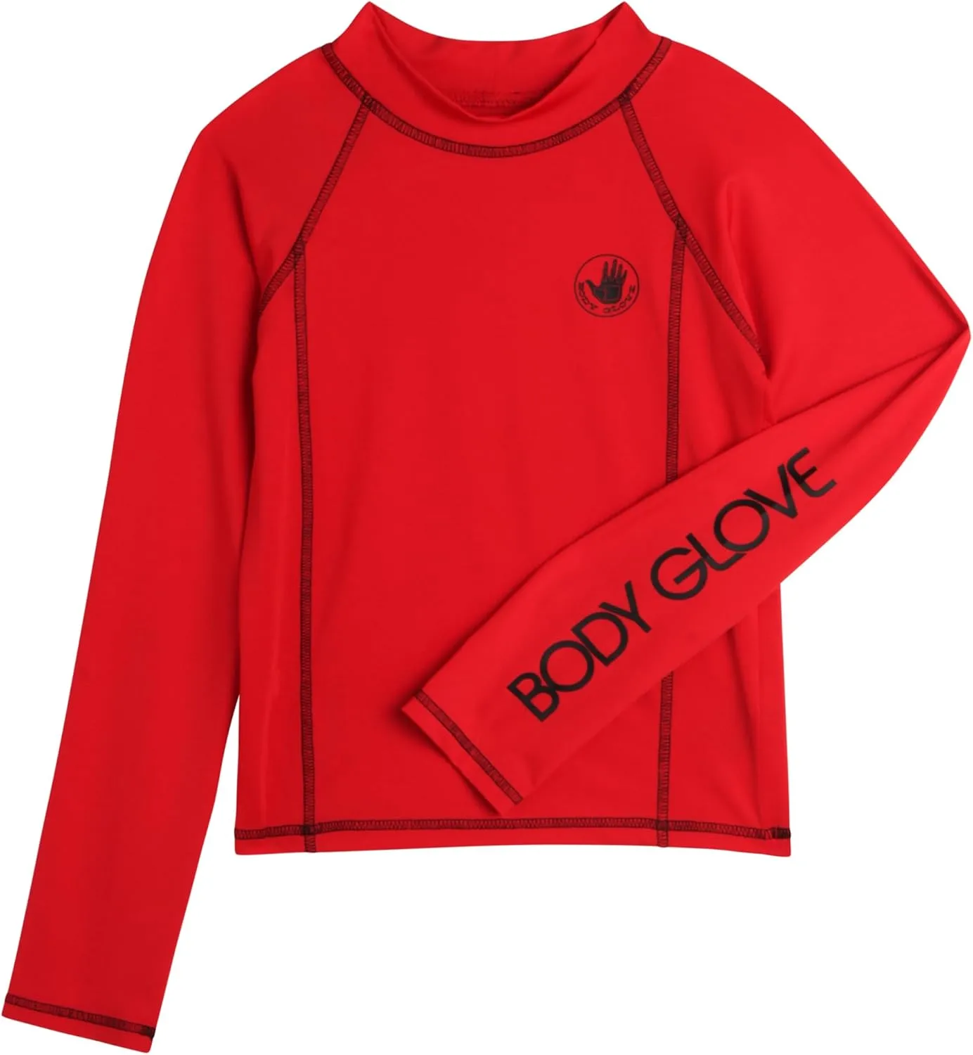 Body Glove Boys Swim Shirt - 2 Pack UPF 50  Sun Protection Quicky Dry Long Sleeve Rash Guard for Boys Kids Swimwear (2T-14)