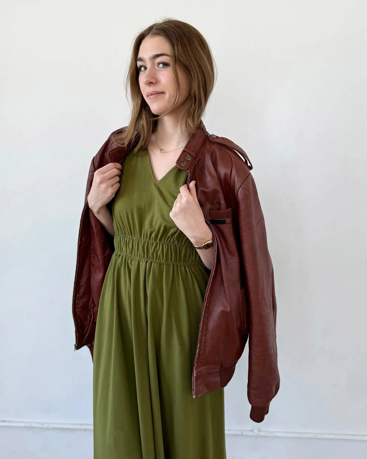 HAMPTON dress in Olive Branch (Backorder, Shipping 5/7/25)