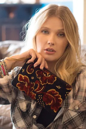 Handmade Jacobean Clutch