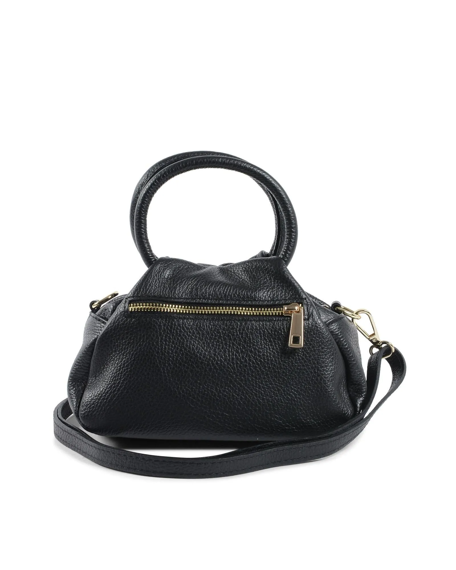 Luxury Black Leather Mini Bag