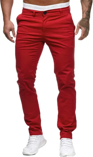 Mens Casual Pants Slim Fit Stretch Flat Front Slacks Zip Off Skinny Golf Chino Business Work Dress Pants with Pockets