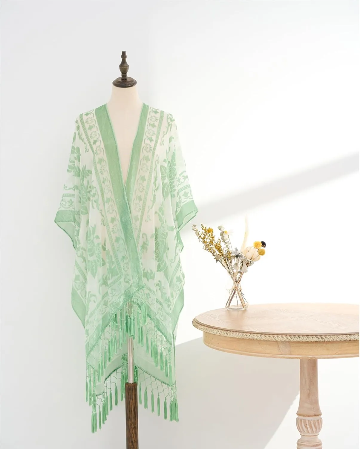 Mother's Day Gift, Velvet Kimono Cardigan for Women, Long Burnout Velvet Kimono, Free Size, Mother's Day Shawl