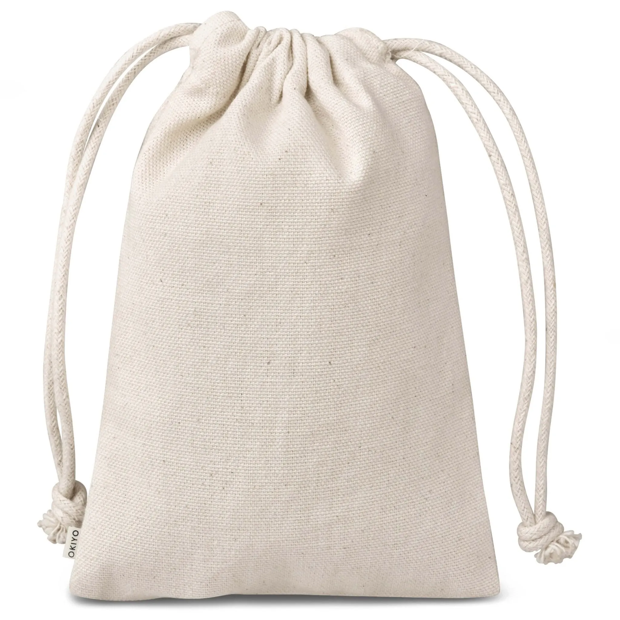 Okiyo Chikara Cotton Drawstring Pouch - 220gsm