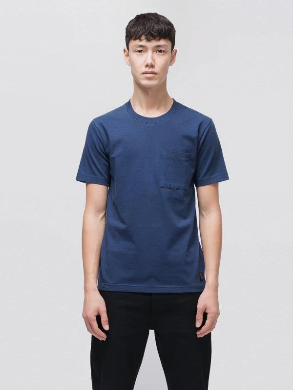 Roger Slub T-Shirt (Oden Blue)