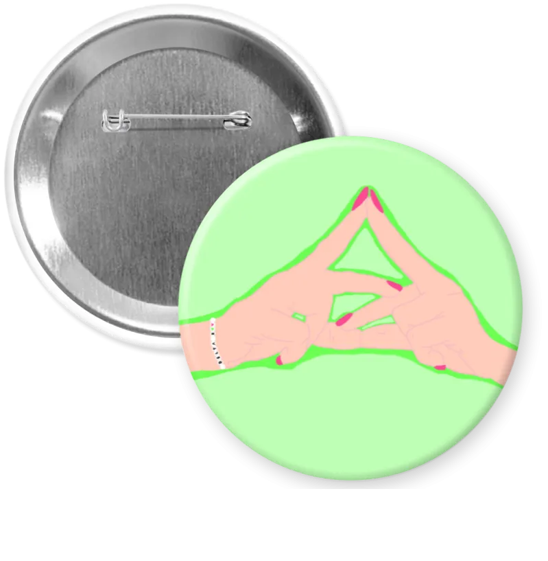 Sorority Hand Sign Button