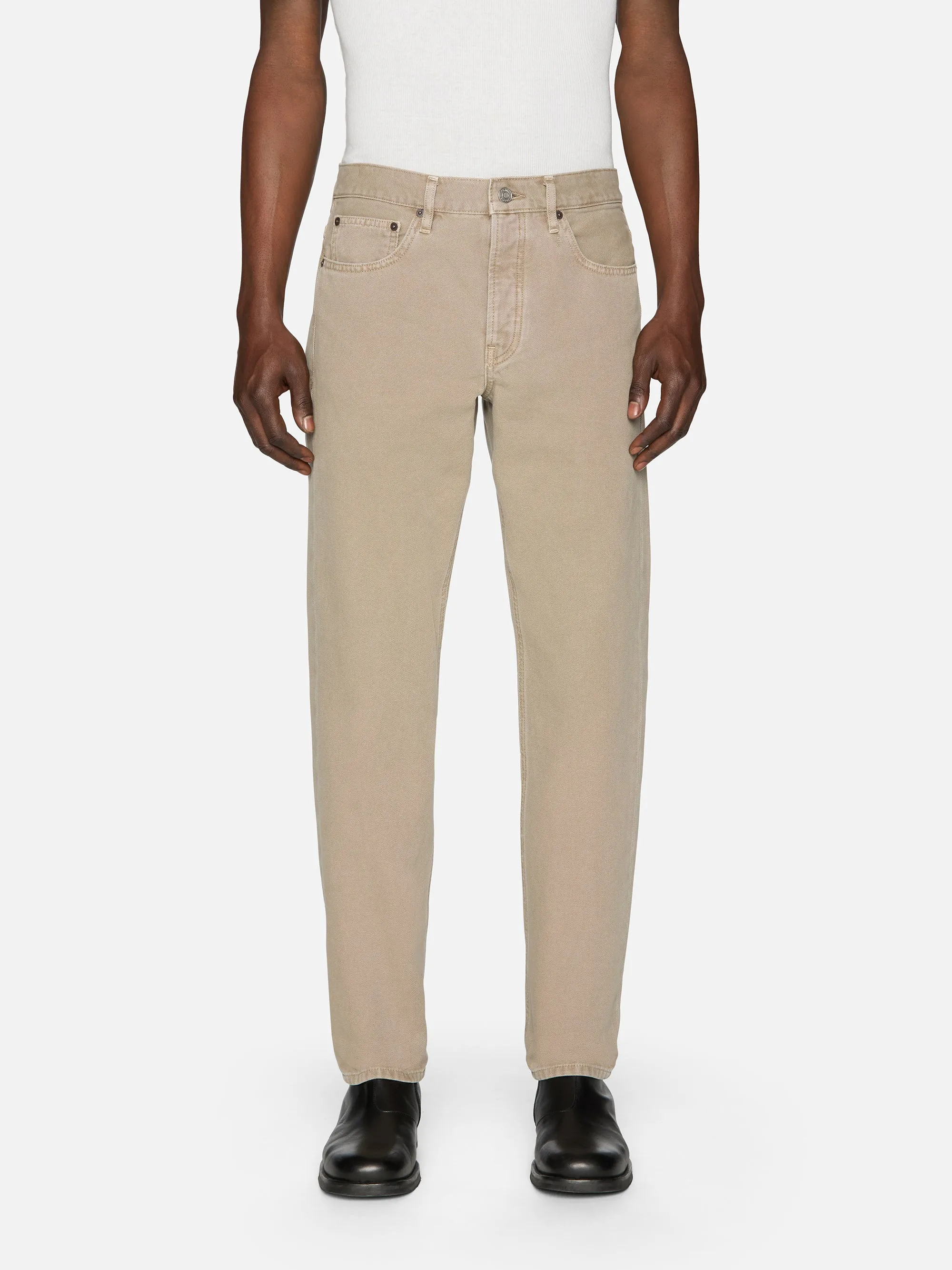 The Straight Jean -- Vintage Khaki