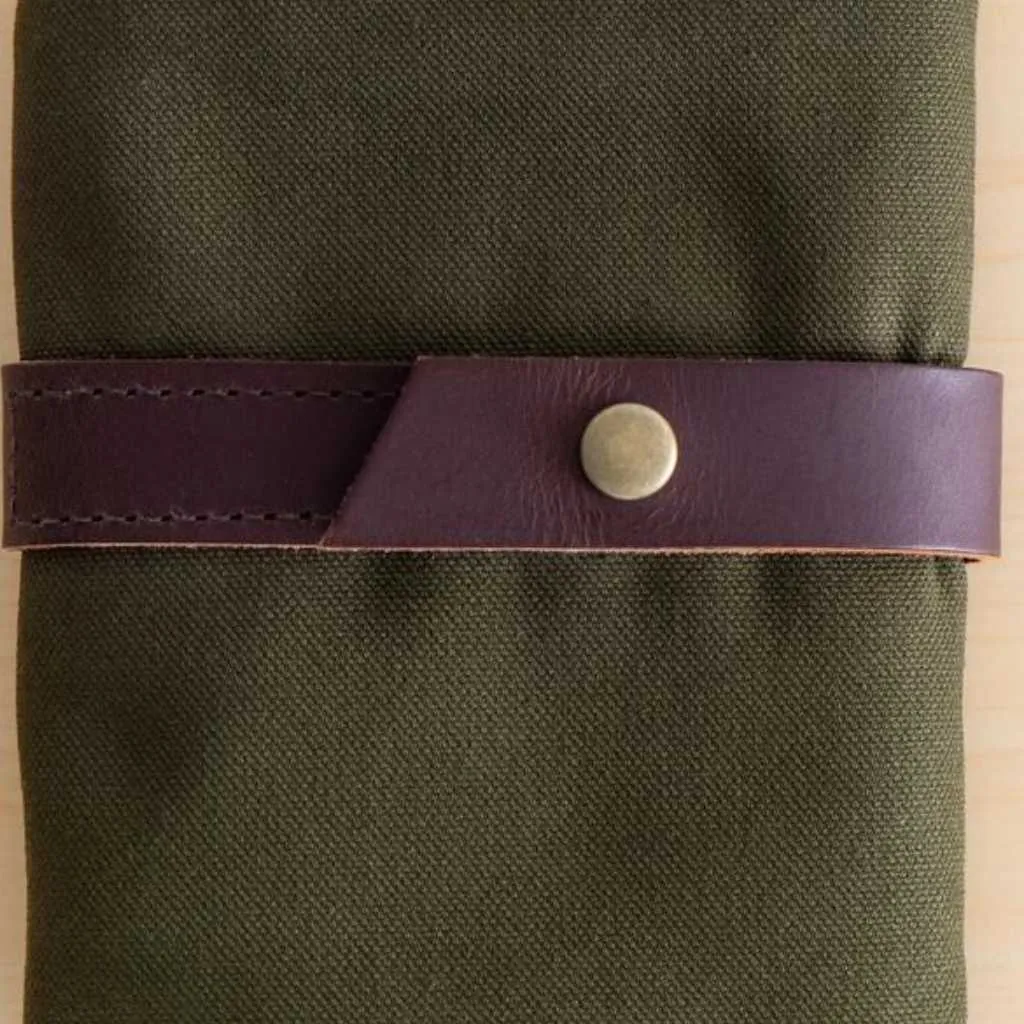 Twig and Horn Canvas Interchangeable Needle Case