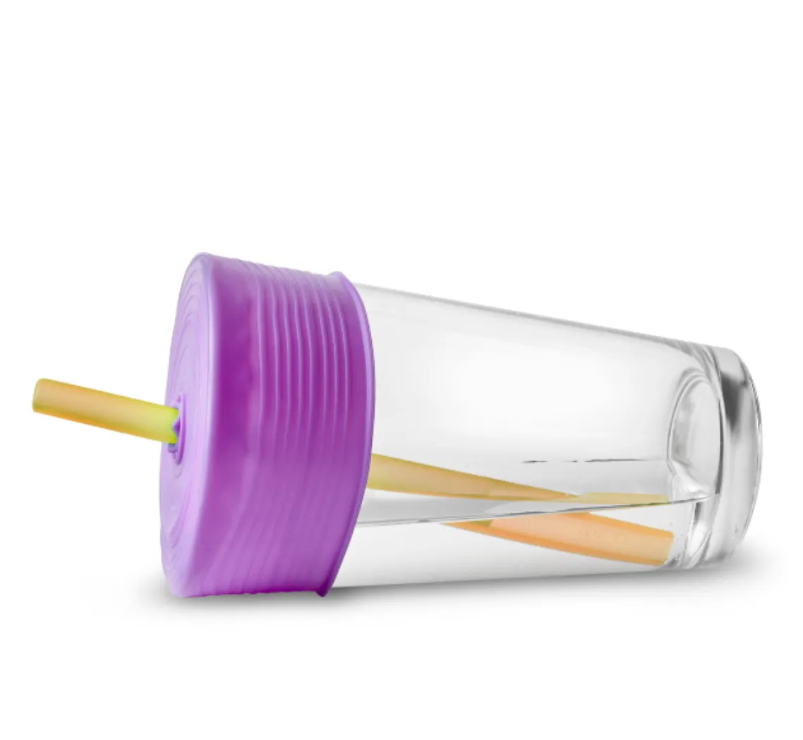 Universal Straw Tops - Lime   Green   Purple by GoSili
