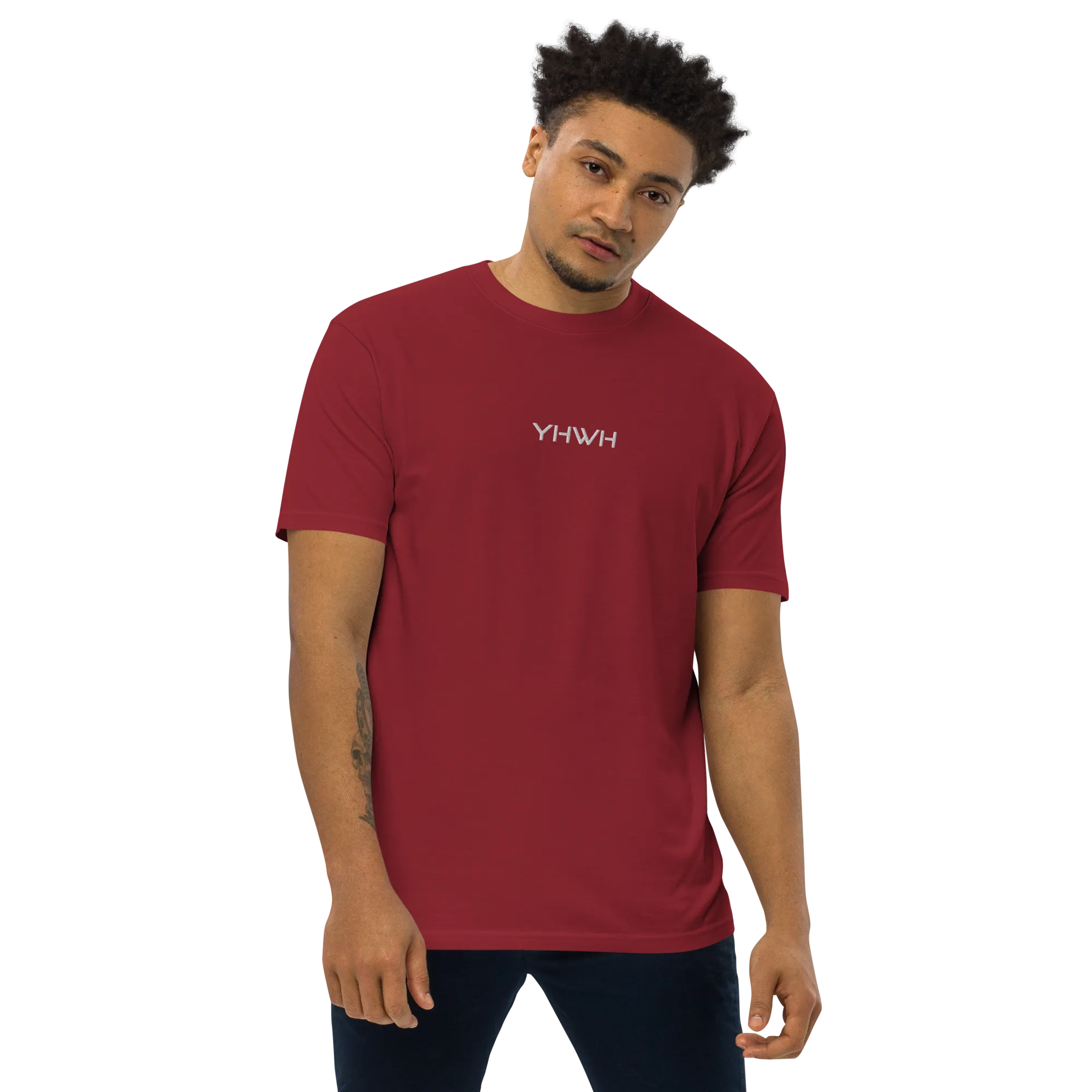 YHWH Men's/Unisex Embroidered Tees