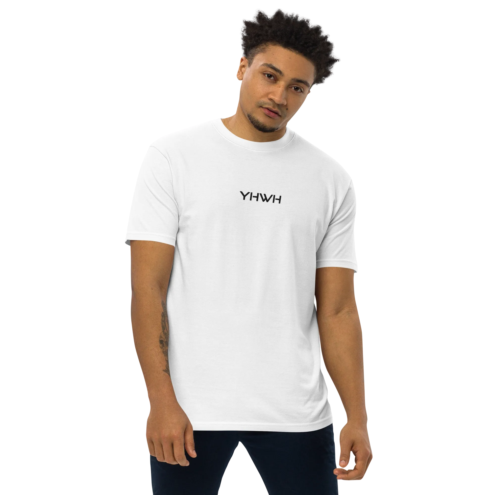 YHWH Men's/Unisex Embroidered Tees