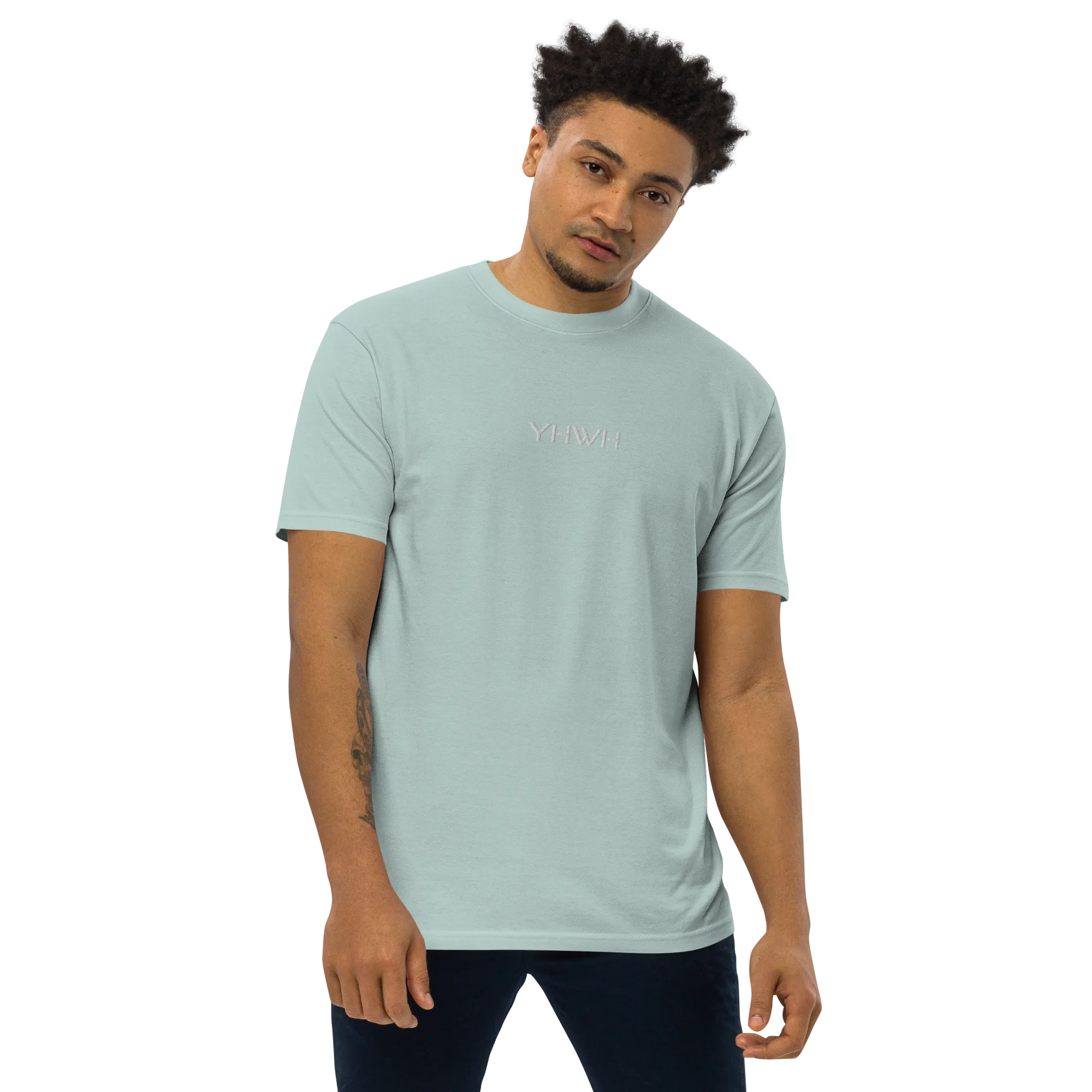 YHWH Men's/Unisex Embroidered Tees