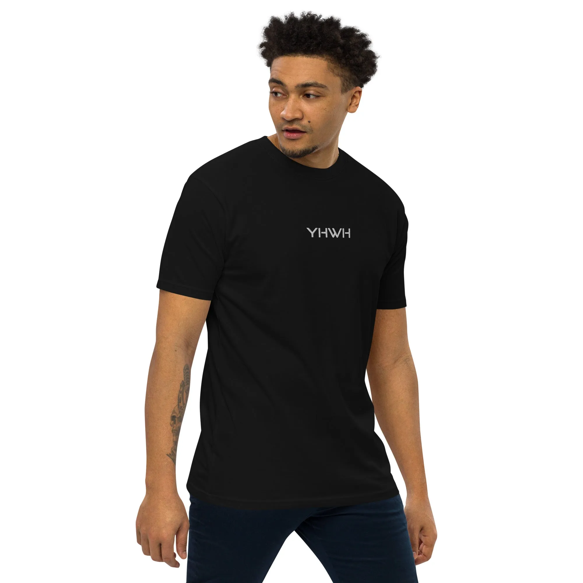 YHWH Men's/Unisex Embroidered Tees