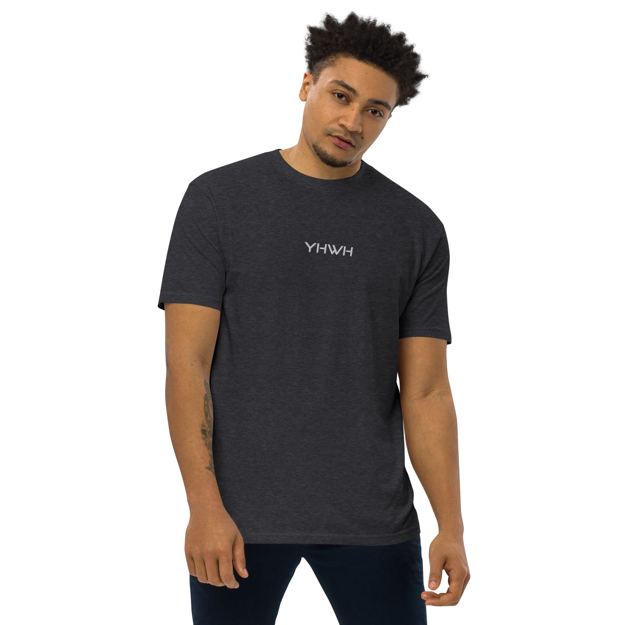 YHWH Men's/Unisex Embroidered Tees